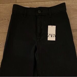 Zara Black Wide-Leg Pants